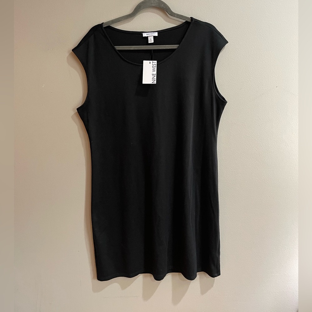 Nine West Black Sleeveless Top